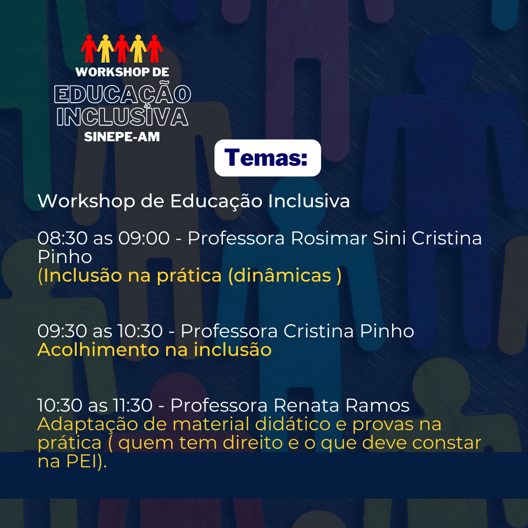 Workshop de educação inclusiva